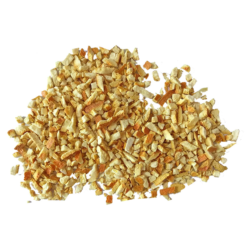 Chopped dried orange peel
