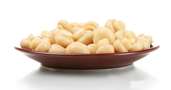 Salted Button Mushrooms