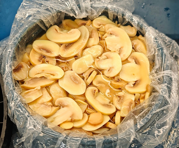Salted Button Mushrooms