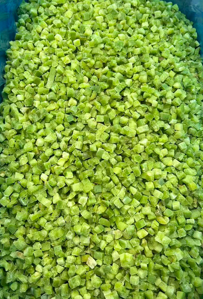 frozen chopped green bell pepper